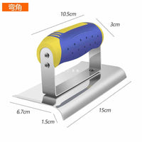 6E3X Stainless Steel Corner Trowel for Wall Plastering and Finishing
