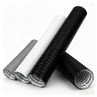Thickened PVC Aluminum Foil Composite Duct with Steel Wire Frame, Retractable Hose for Fresh Air Systems and Commercial Ventilation