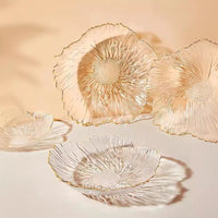 Glass Fruit Bowl Decorative Centerpiece for Living Room Coffee Table, Candy and Snack Dish
