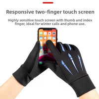 Ice Skating Gloves with Windproof and Waterproof Thermal Protection for Adults