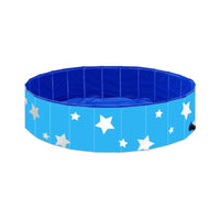 Foldable Pet Swimming Pool for Dogs, Portable Bathing Tub for Medium to Large Pets