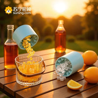 Ice Cube Tray Household Food-Grade Silicone Quick Release Ice Maker for Refrigerator, DIY Ice Cube Mold