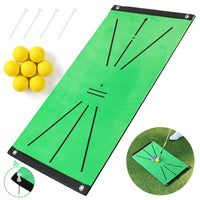 SBR Golf Hitting Mat Foldable Indoor Putting Practice Aid