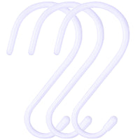 Heavy Duty J-Hooks for Garage, Garden, and Home Organization - Coated Metal Utility Hooks for Hanging Tools, Plants, and More