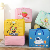Cartoon Oxford Cloth Kids' Quilt Storage Bag for Kindergarten Bedding