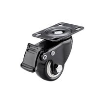 Heavy Duty Silent Swivel Caster Wheels with Brake for Furniture and Office Chairs