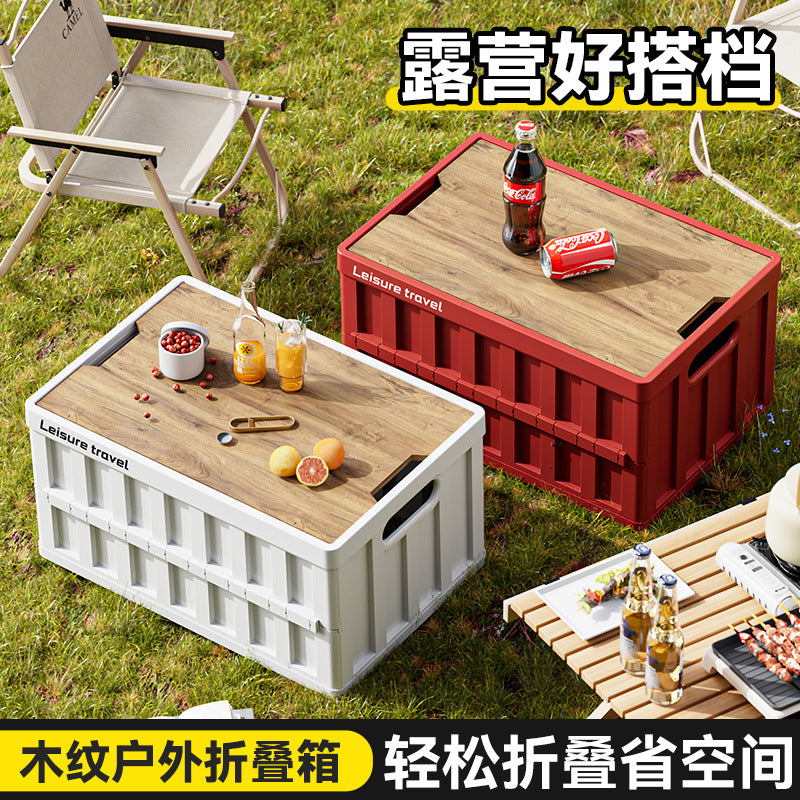 Foldable Outdoor Camping Storage Box Car Trunk Organizer Toy Sundries Container