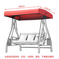 Outdoor Patio Swing Canopy Replacement Cover Waterproof UV Protection