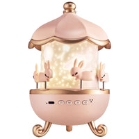 Wanhu Rotating Princess House Night Light Projector for Girls, Eye-Caring LED Lamp with Music Box Function