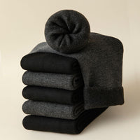 Thickened Fleece-Lined Thermal Floor Socks for Men and Women