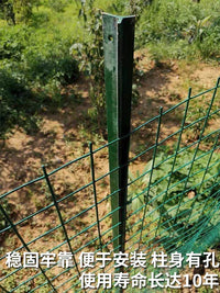 Solid Steel Fence Post for Livestock and Barrier Netting