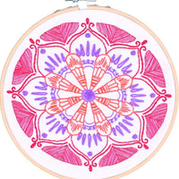DIY Ribbon Embroidery Kit for Kids and Adults - Succulent Plant Designs