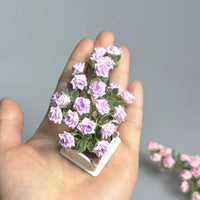 Miniature Climbing Rose Dollhouse Plant Decoration