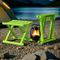 Portable Thickened Folding Stool for Adults and Kids - Plastic Collapsible Storage Stool for Fishing and Home Use