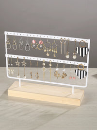 3-Tier Earring Holder Stand Jewelry Display Organizer for Studs and Dangles
