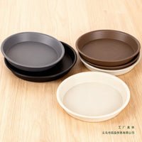 Round Resin Plant Pot Saucer Thickened Plastic Drip Tray for Large Planters