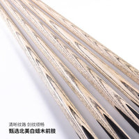 Solid Wood Billiard Cue Stick for Pool and Snooker, Single/Two/Three-Piece Design