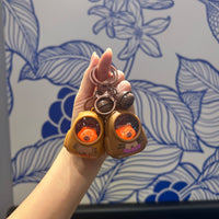 Cartoon Capybara Backpack Night Light Keychain Pendant