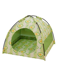Pet Tent Bed with Cooling Mat for Cats and Small Dogs, Indoor/Outdoor Use, Four Seasons Universal