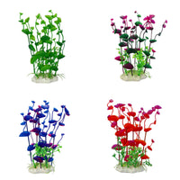 Aquarium Artificial Mountain Rock and Plant Decor Set for Fish Tank Landscaping