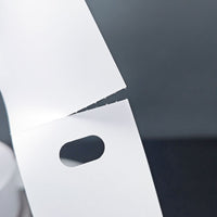 Tear-Resistant Thermal Label Paper for Industrial Use, Blank Barcode Tags for Cutting Beds and Work Orders
