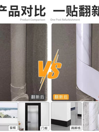 Self-Adhesive Pipe Cover Decorative Sticker for Kitchen Bathroom HVAC Pipes