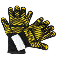 Heat Resistant Oven Gloves for Baking and BBQ, High Temperature Protection 300-400°C