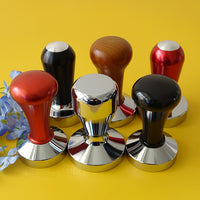 Espresso Coffee Tamper 51mm/58mm with Solid Handle for Italian Coffee Machines