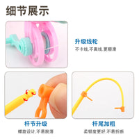 Kids Magnetic Fishing Game Toy with Retractable Rod for Outdoor Play