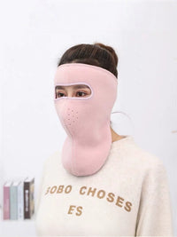 Winter Warm Cotton Face Mask with Neck and Ear Protection for Cycling and Outdoor Activities
