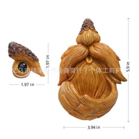 Tree Monster Bird Feeder Outdoor Garden Decoration Unique Resin Craft