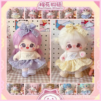 CottonStory 20CM Plush Doll with Changeable Outfits for Girls