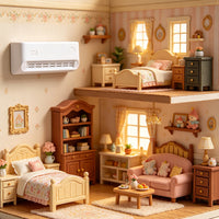Dollhouse Miniature Air Conditioner Model for Play House Decor