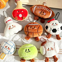 Sports Plush Keychain Pendant - World Cup Themed Mini Doll for Backpacks & Gifts