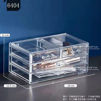 Acrylic Cosmetic Organizer with Drawers for Skincare and Lipstick