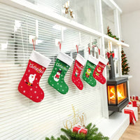 Christmas Felt Stocking Small Gift Bag Fireplace Hanging Decoration