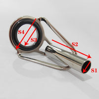 Stainless Steel Fishing Rod Tip Repair Kit - 10pcs Guide Rings for Spinning Rods