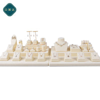 Jewelry Display Stand for Necklaces, Bracelets, and Rings - Countertop Organizer Set