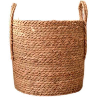 Handwoven Bamboo Wicker Storage Basket Nordic Style Flower Basket Large Capacity Floor Decor