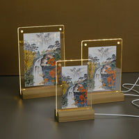 Acrylic Photo Frame with Stand for Postcards, Photos, and Posters, Wall or Tabletop Display