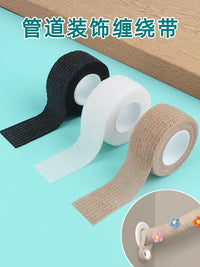 Self-Adhesive Pipe Wrap Tape for AC Drain Hoses & Columns, Decorative Cover Up for Unsightly Pipes