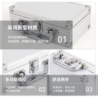 Industrial Aluminum Alloy Instrument Case Shockproof Tool Box for Equipment Transport