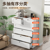 Modern Minimalist Metal 5-Drawer Chest for Bedroom and Living Room Storage