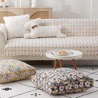 60x60cm Floor Cushion with Core, Large Square Tatami Seat Pad for Living Room, PP Cotton