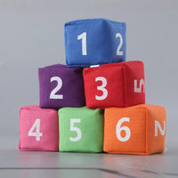 Kids Digital Bean Bags for Kindergarten and Primary School Throwing Games, Cognitive Learning Props, Parent-Child Sports Activity