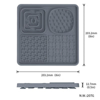Pet Lick Mat Slow Feeder for Dogs Silicone Suction Cup Food Mat