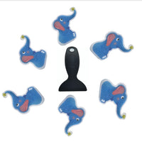 PEVA Cartoon Star Elephant Anti-Slip Bathtub Stickers for Bathroom Safety