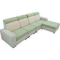 Geometric Pattern Stretch Sofa Cover Anti-Scratch Dustproof Slipcover for Pet Owners