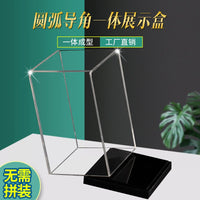 Acrylic Display Case with LED Light for Gundam Car Model Action Figures, Dustproof