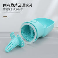 Portable Pet Water Bottle and Food Dispenser for Dogs and Cats